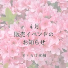 2025年4月 熊本:イベント情報公開